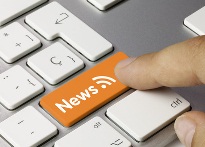 News Taste auf der Tastatur
