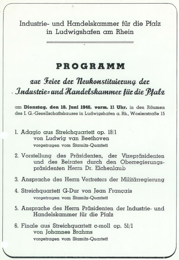 Programm Neukonstituierung