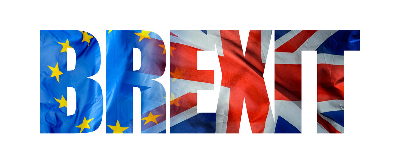 Das Bild zeigt den Schriftzug Brexit.