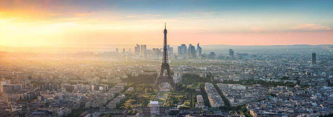 Sonnenaufgang in Paris 