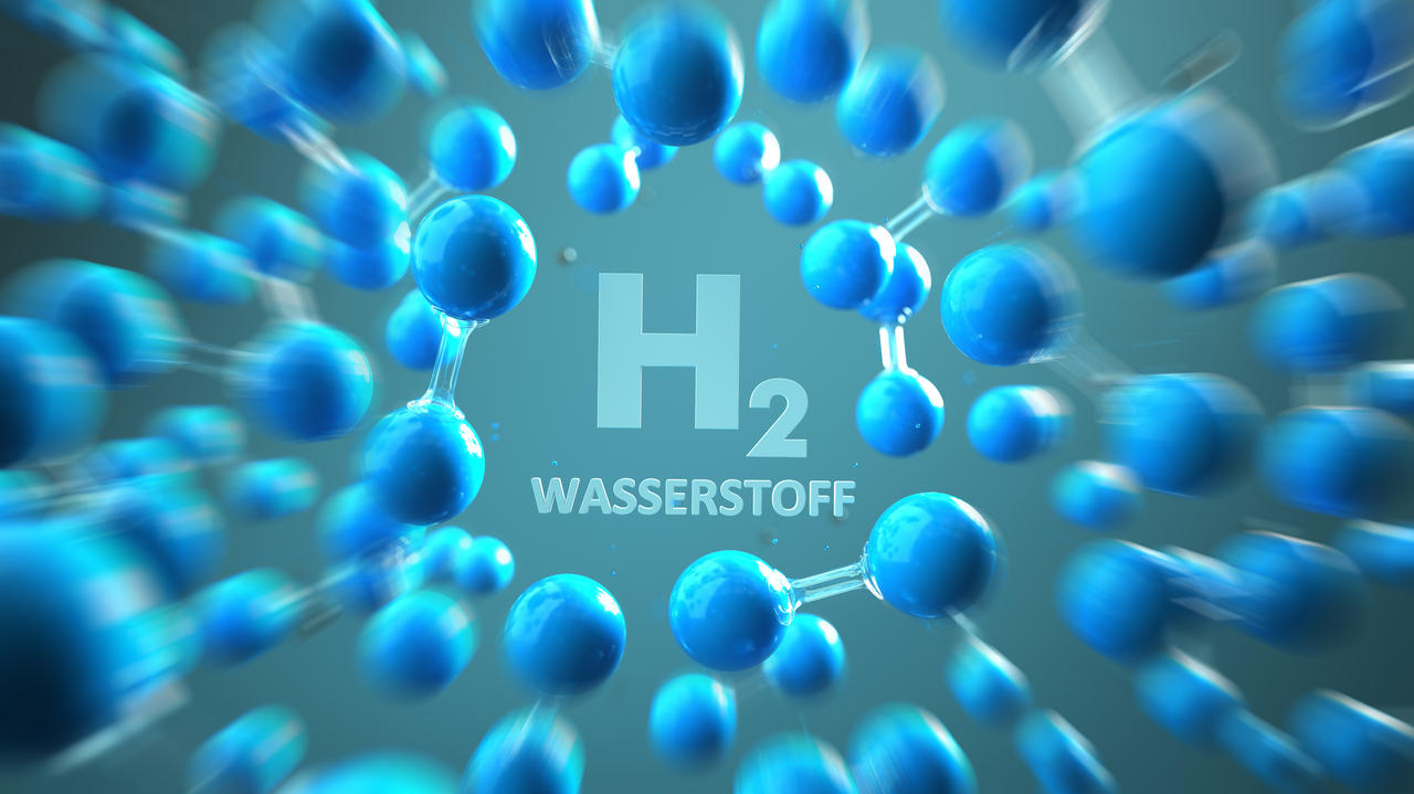 H2 Wasserstoff Molecule