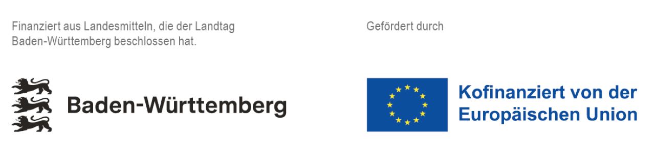 Gefördert durch die Europäische Union und das Land Baden-Württemberg