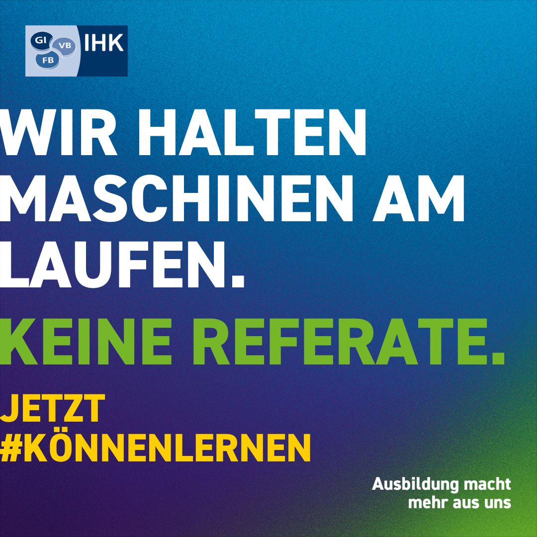 Azubi-Kampagne 1080x1080 Wir halten Maschinen am Laufen (1)