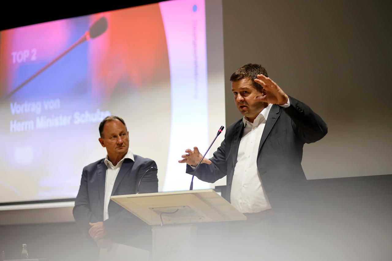 IHK-Präsident bei der Ansprache