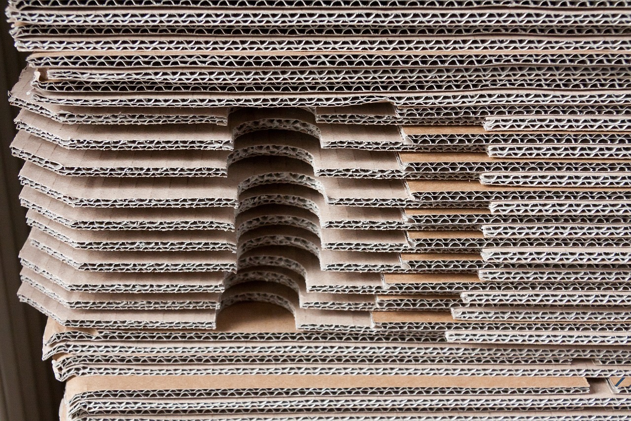 Bild Karton Stapel Verpackung