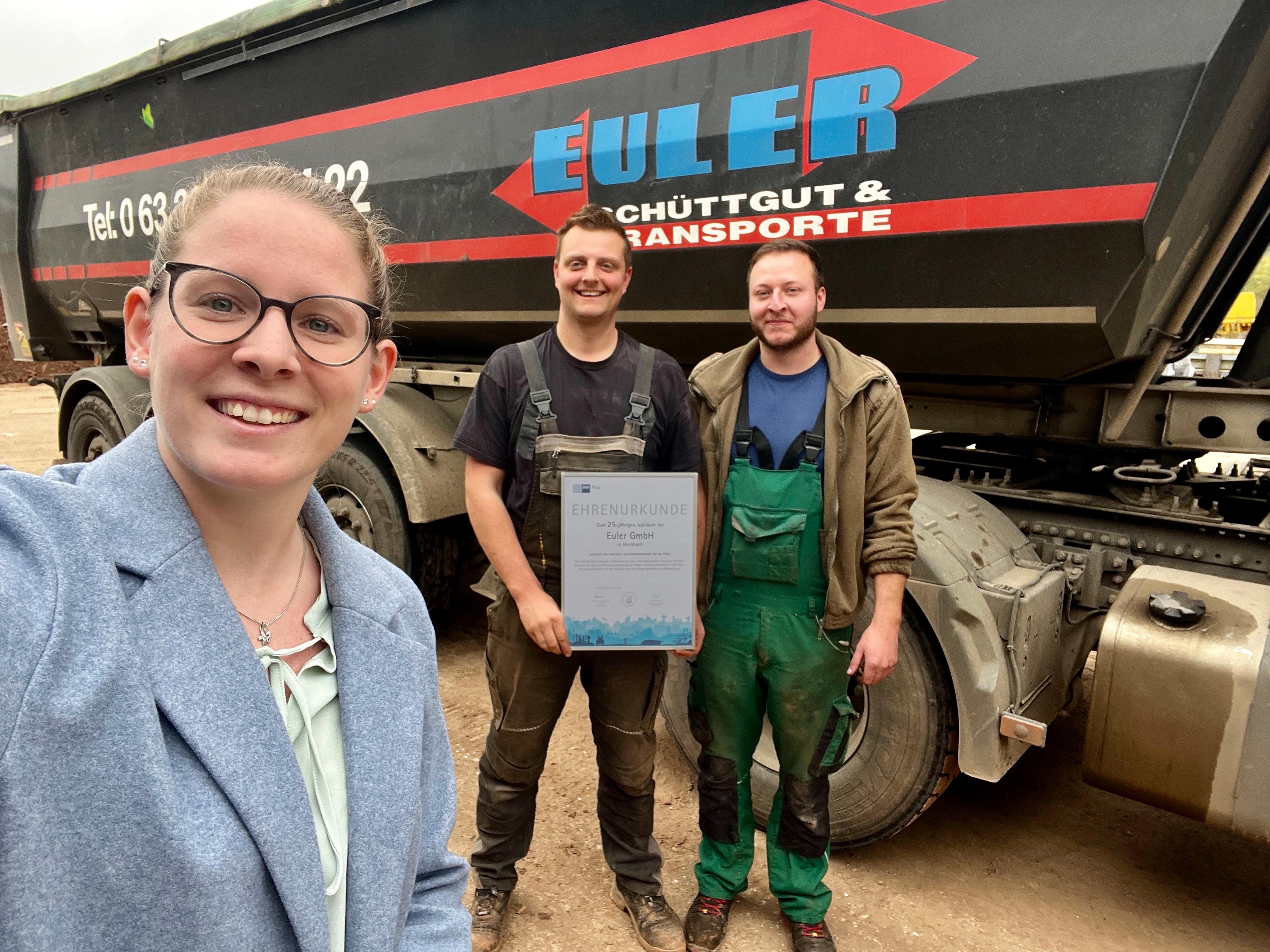 Die Euler GmbH mit Dominik Deller und Mitarbeiter
