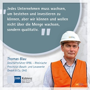 Rohstoff-Position von Thomas Blau