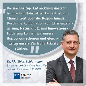 Rohstoff-Position von dr. Matthias Schlotmann