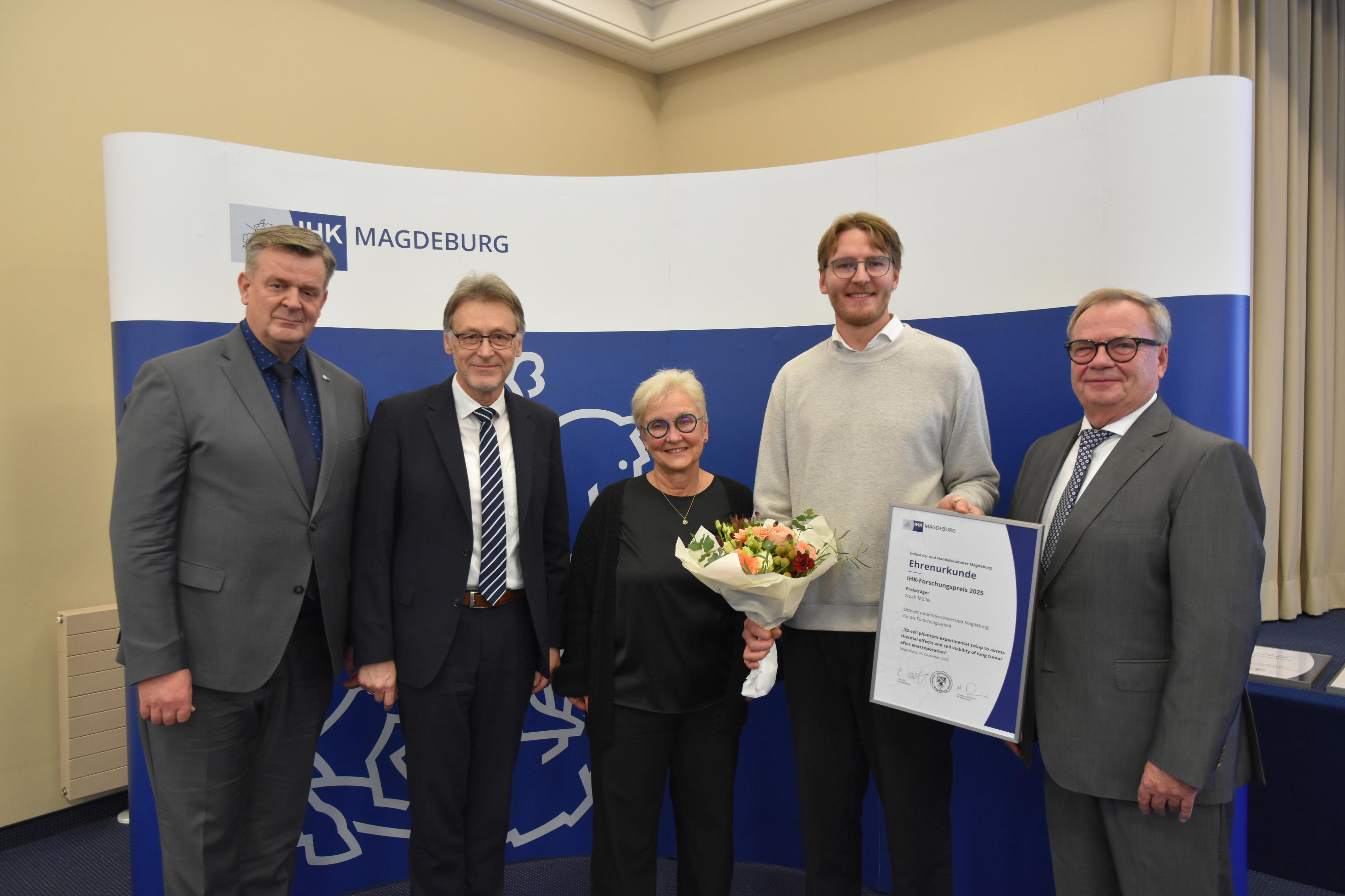 Preisträger Forschungspreis 2025 der OVGU Magdeburg 