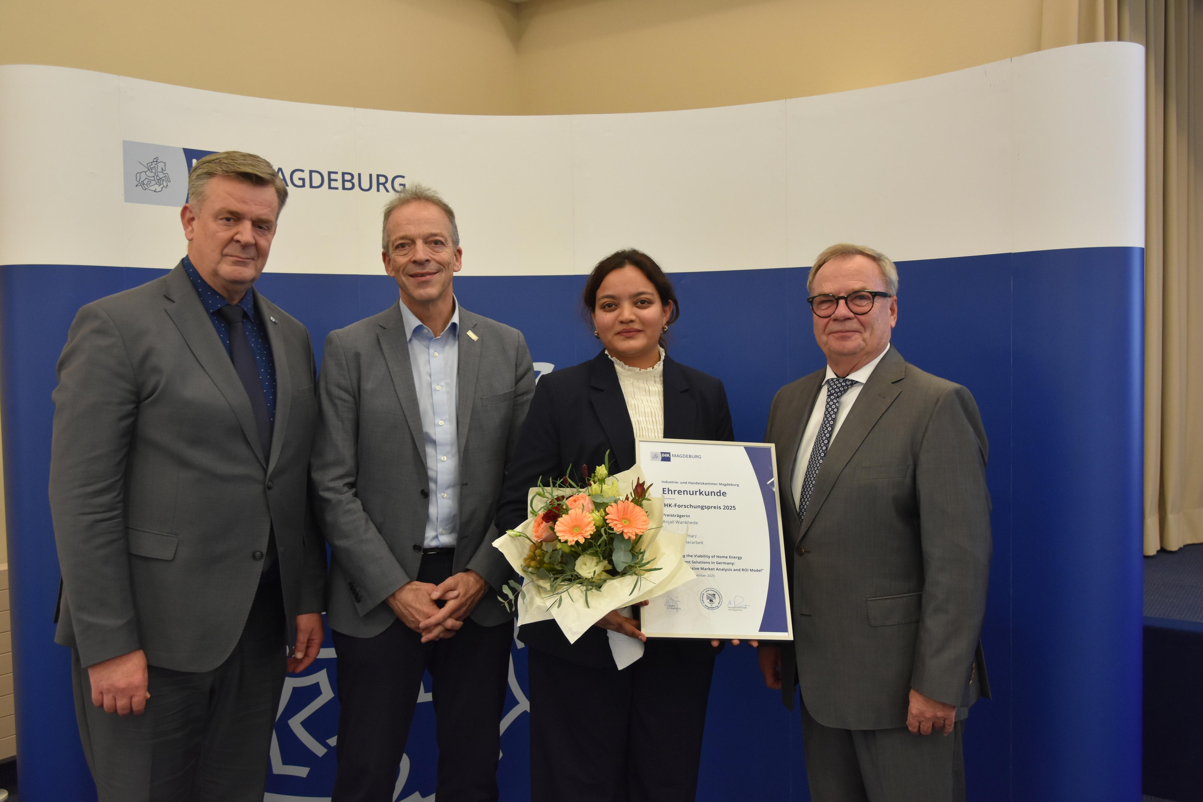 Preisträger Forschungspreis 2025 der Hochschule Harz