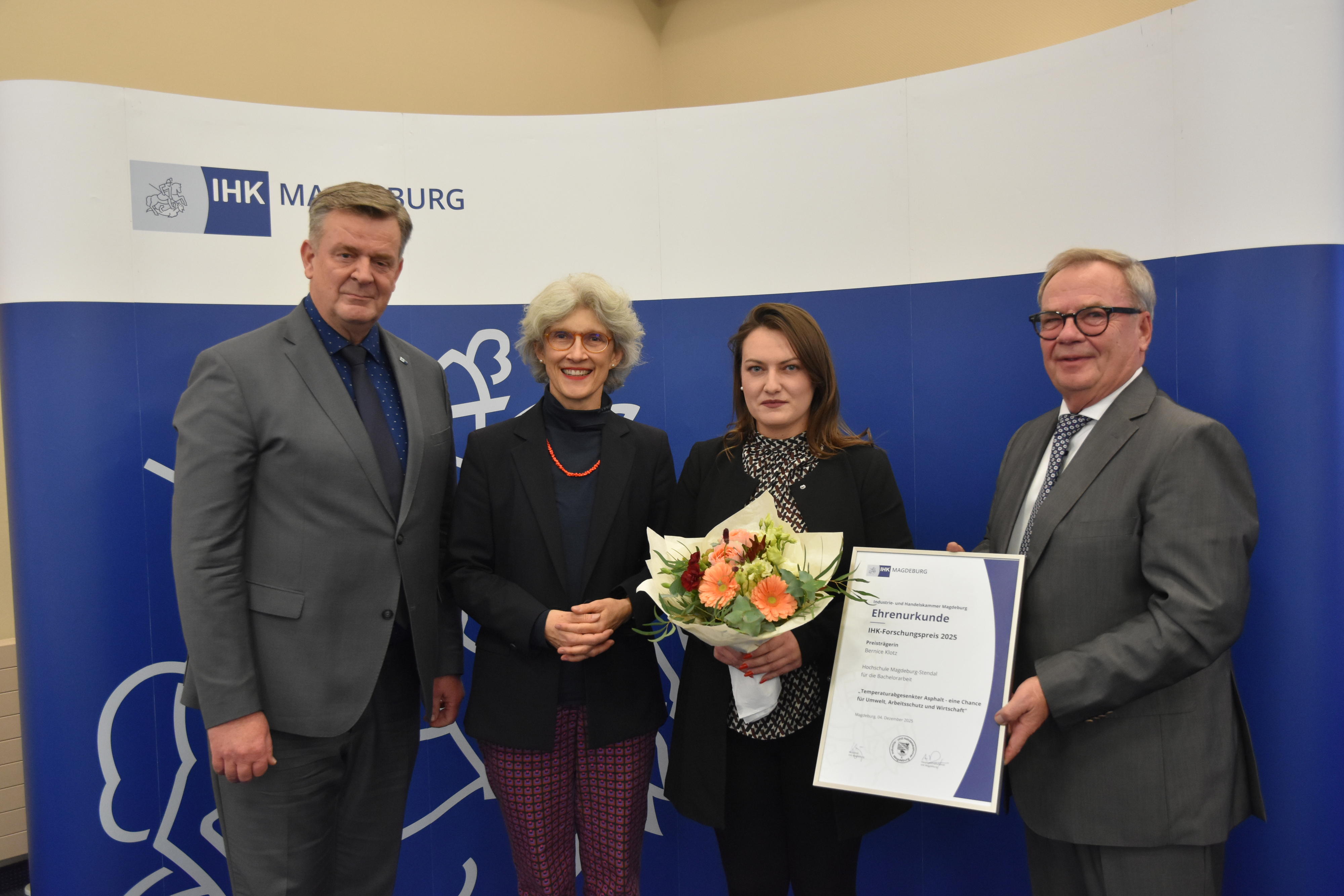 Preisträger Forschungspreis 2025 der Hochschule Magdeburg-Stendal 