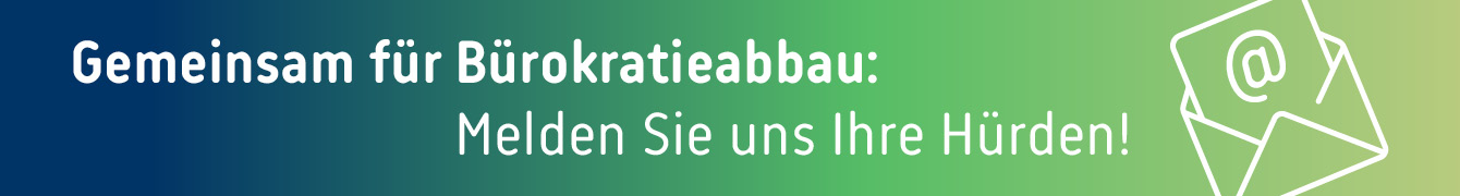 Webbanner Bürokratiemelder
