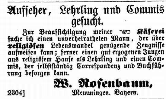 Anzeige_Der Israelit_08-1878