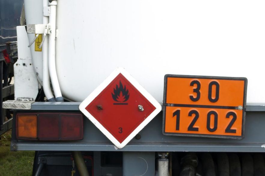 LKW-Warntafel Diesel/Heiz&ouml;l