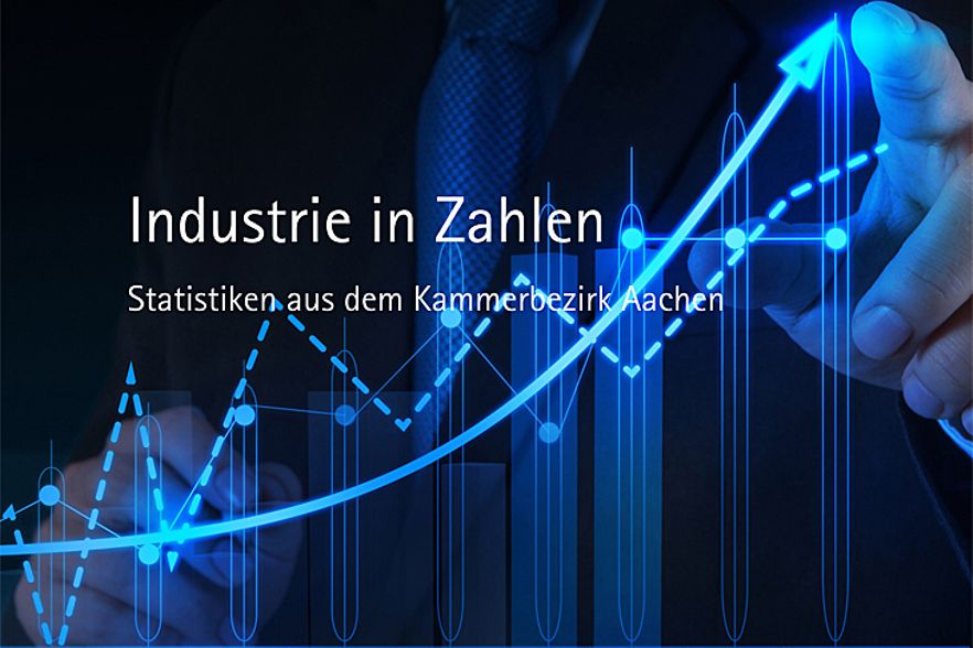 Deckblatt zur Brosch&uuml;ree "Industrie in Zahlen: Statistiken aus dem Kammerbezirk Aachen"