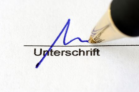 Unterschrift