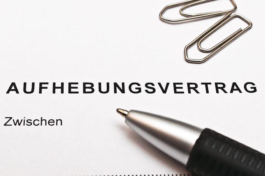 Aufhebungsvertrag