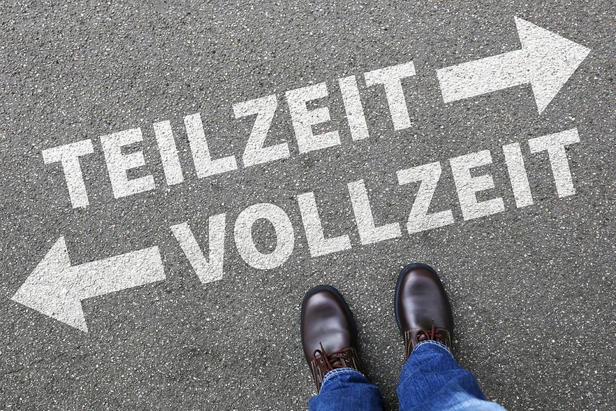 Teilzeit oder Vollzeit arbeiten