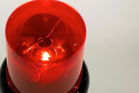 rote Warnleuchte