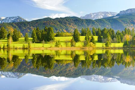 Panorama Landschaft in Bayern