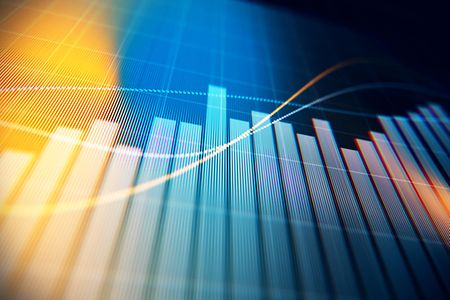 Financial and Technical Data Analysis Graph Showing Search Findings