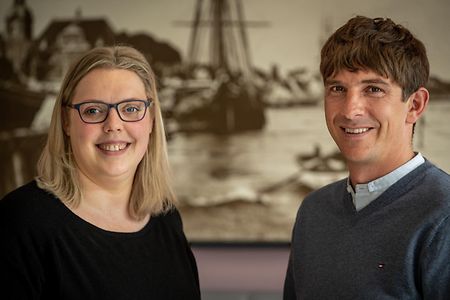 Sina Borow und Bo Teichmann