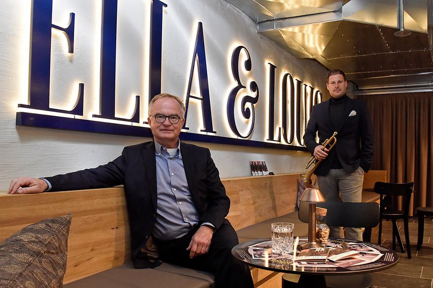 J&uuml;rgen Bichelmeier im Ella & Louis mit Thomas Siffling