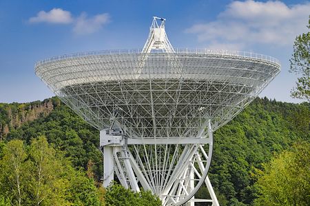 Radiotelescope Effelsberg im Kreis Euskirchen