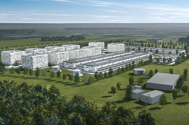 Visualisierung vom Business Park Leck
