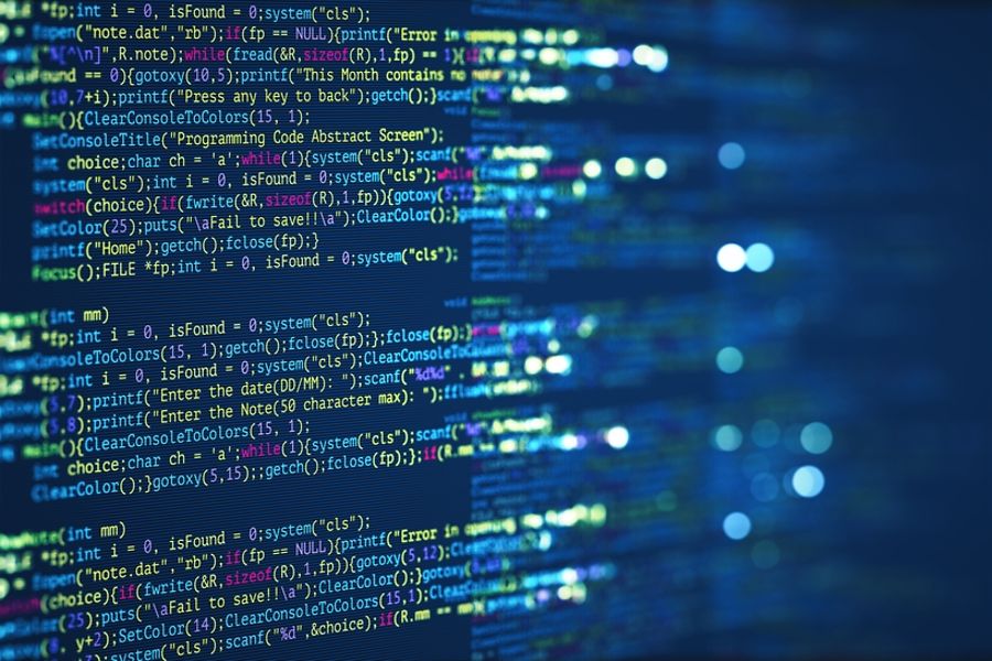 Abstract,Modern,Tech,Of,Programming,Code,Screen,Developer.,C,Programming
