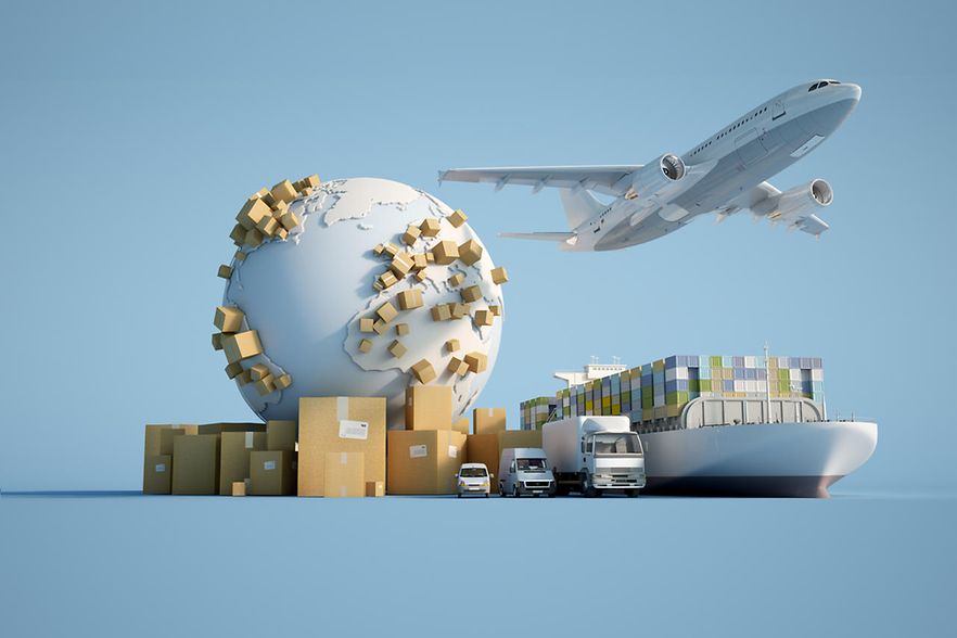 Transportmittel in einer 3D Grafik