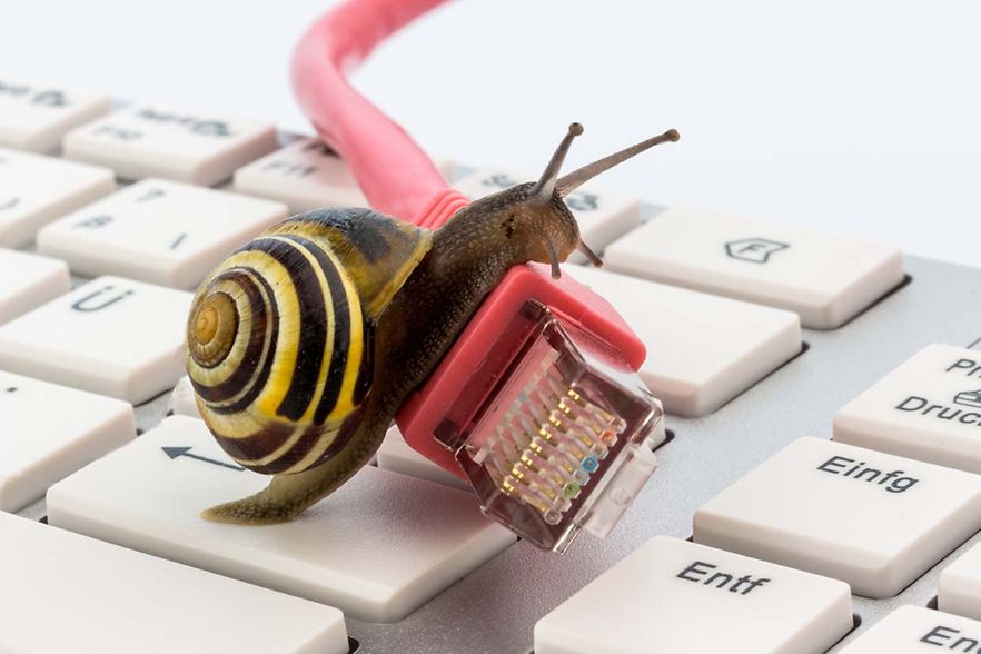 Symbolic,Photo,For,Slow,Internet,Connection.,Broadband,Connection,Is,Not