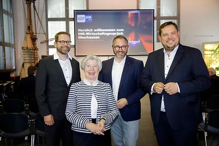 Wirtschaftsgespraech in Oberhausen am 1. Juni 2023