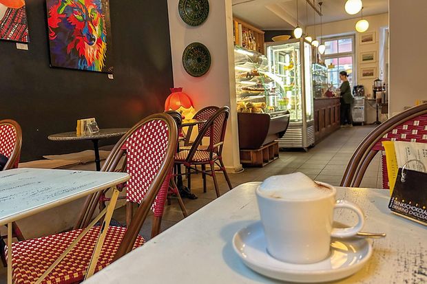 Innenraum der Chocolaterie yilliy in Heidelberg