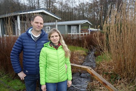 Tim und Liga Ratajczak betreiben seit 2019 den Campingplatz Seecamping Weisser Brunnen in Wittenborn 