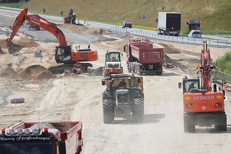Baustelle an der B404