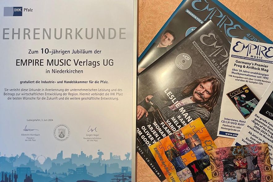 Erscheinen schon l&auml;nger: Die Magazine der Empire Musinc Verlags UG aus Niederkirchen