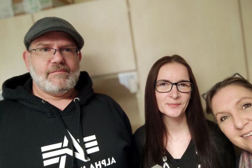 Herr Brust mit Frau Brust-Freter und Veronika Pommer (IHK)