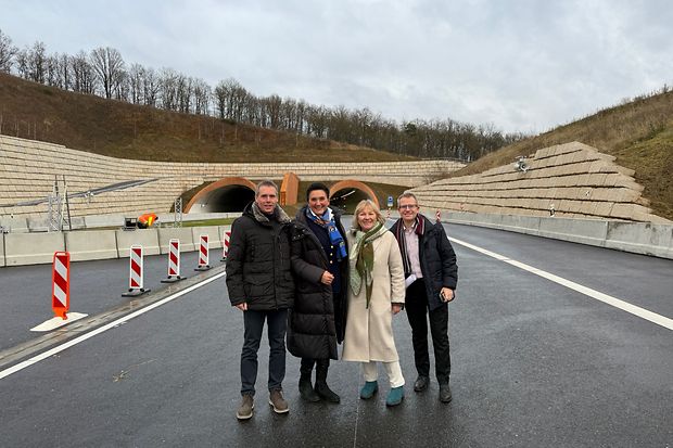 Er&ouml;ffnung Tunnel A44