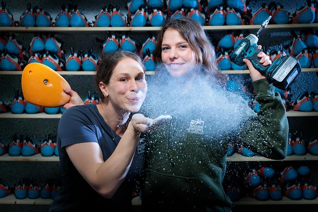Existenzgründerinnen Julia Rohde und Anna Repgen (Boulder Factory)