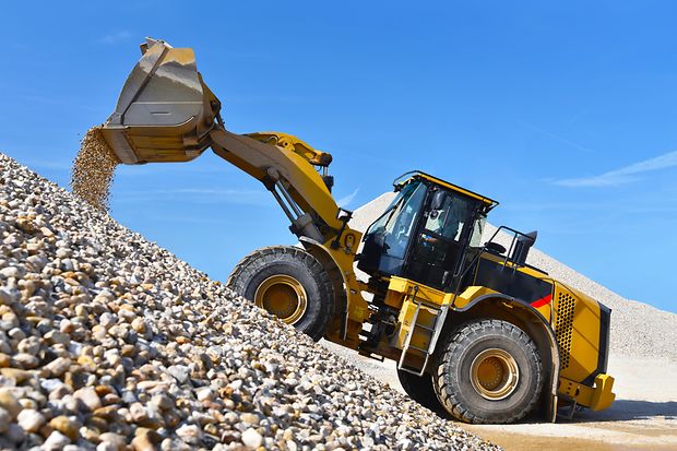Heavy,Construction,Machine,In,Open-cast,Mining,-,Wheel,Loader,Transports