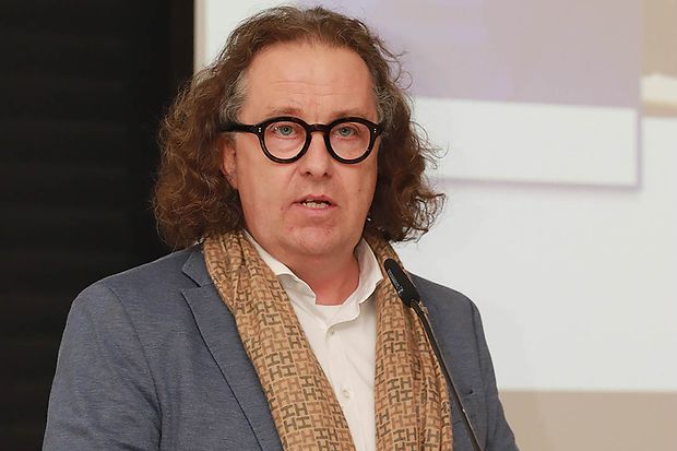 IHK-Pr&auml;sident Lars Baumg&uuml;rtel auf der Vollversammlung.