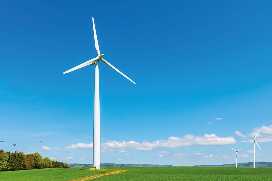 Symbolbild Windkraftwerk