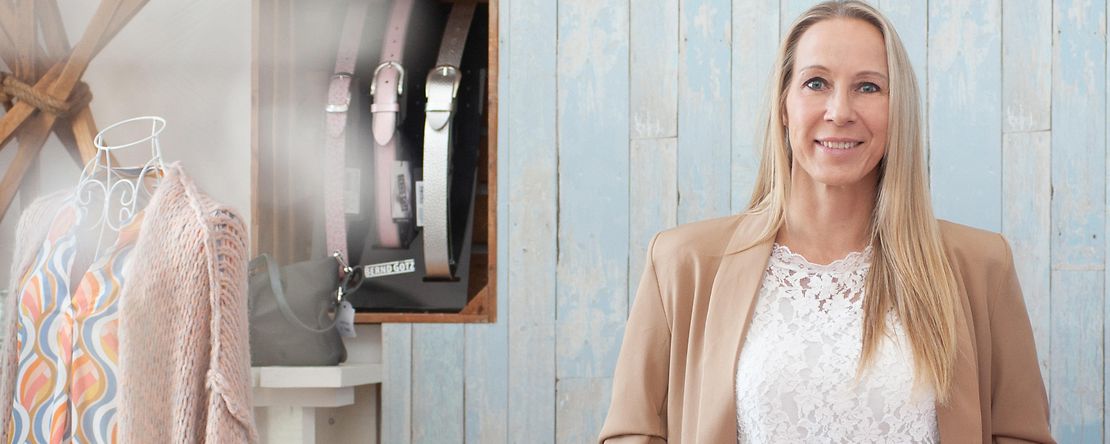 Kristina Schroder, Inhaberin mehrerer Mode-Boutiquen und eines Fitness-Clubs