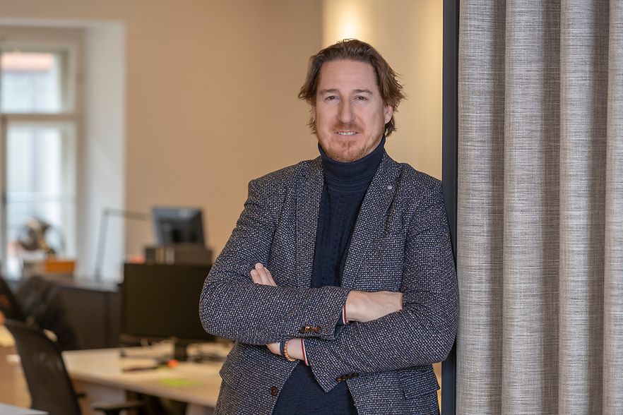 Mario Mirbach, Gr&uuml;nder und Gesch&auml;ftsf&uuml;hrer der PURE GRUPPE Architektengesellschaft mbH