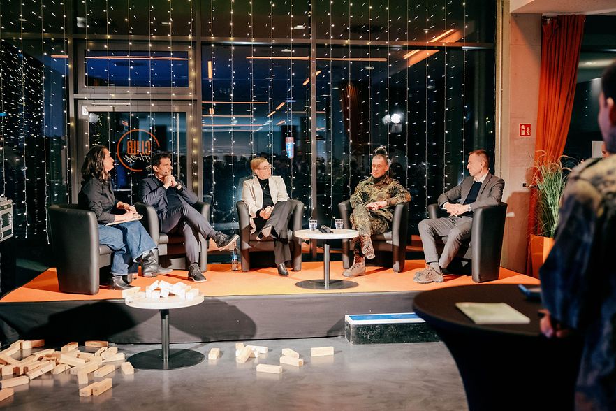 Diskussion auf dem Podium