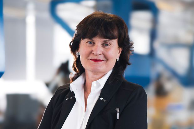 Foto einer Frau