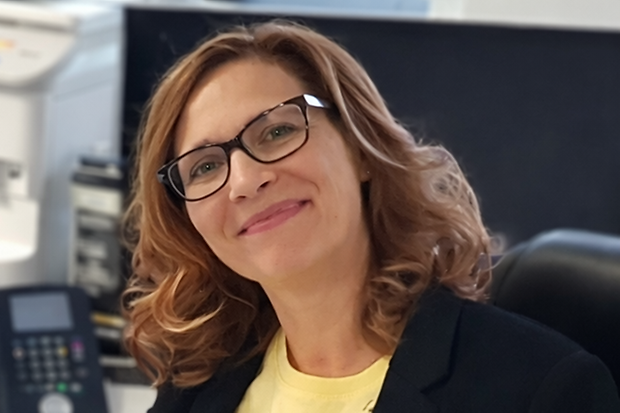 Foto einer Frau