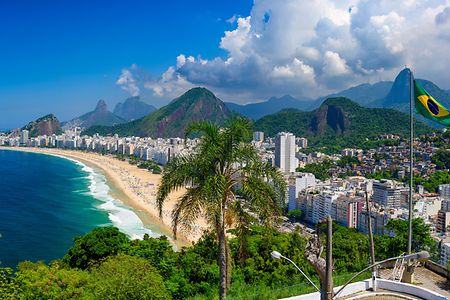 Copacabana-Strand in Rio de Janeiro