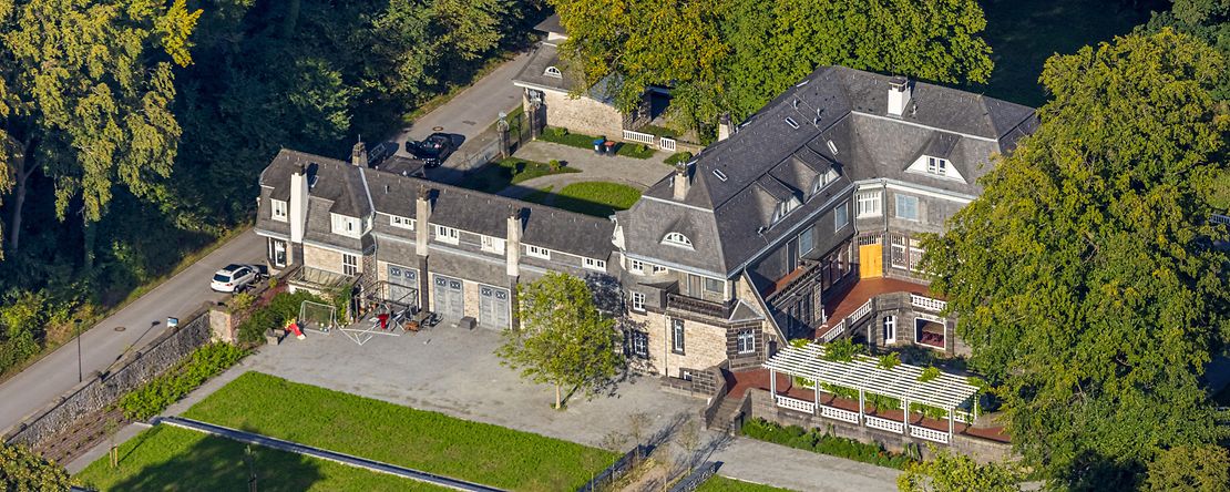 Hohenhof - Jugendstil-Villa des Osthaus-Museums, Emst, Hagen, Sauerland, Nordrhein-Westfalen, Deutschland